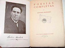 Foto de Programa Nacional por La Lectura. Reseña  de Poesías completas de Antonio Machado 