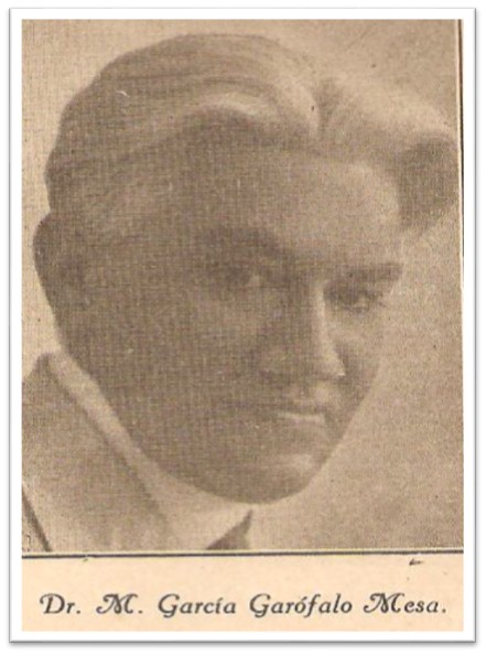 Foto de 75 aniversario del intelectual cubano Manuel García Garófalo y Mesa 