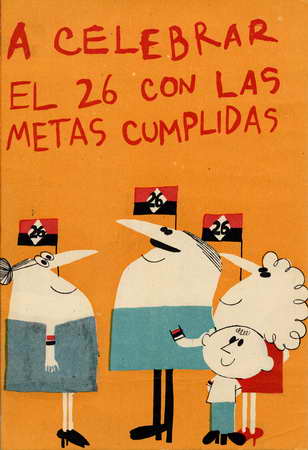 Foto de 26 de julio: Día de la Rebeldía Nacional. 68 Aniversario de una hazaña histórica. Expo de carteles 