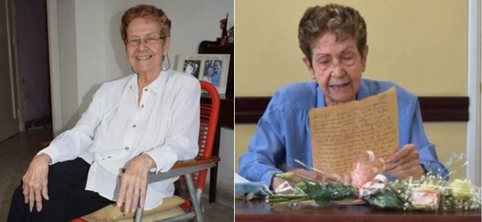 Foto de Mujeres de nuestra Bibliotecología.  La Dra. Araceli García Carranza en su cumpleaños 85 
