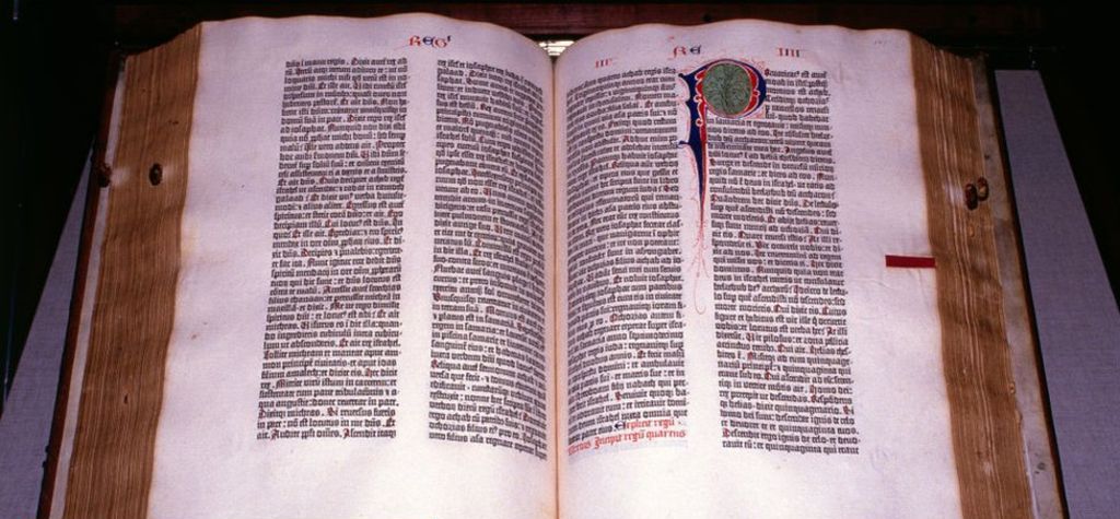 Foto de A 567 años de la primera Biblia, impresa por Johannes Gutenberg