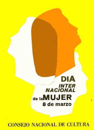 Foto de Día Internacional de la Mujer. 8 de Marzo Fecha: [19--] Lugar: [La Habana] Técnica: Offset, col. Dimensiones: 58 x 44 cm.