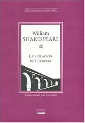 Foto de Programa Nacional por la Lectura. Reseña. La violación de Lucrecia, de Wiliam Shakespeare