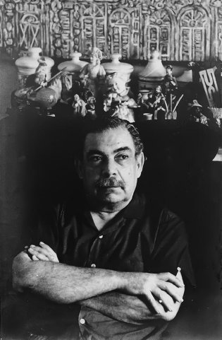 Foto de Homenaje. Rene Portocarrero, destacado representante de las artes plásticas en Cuba 