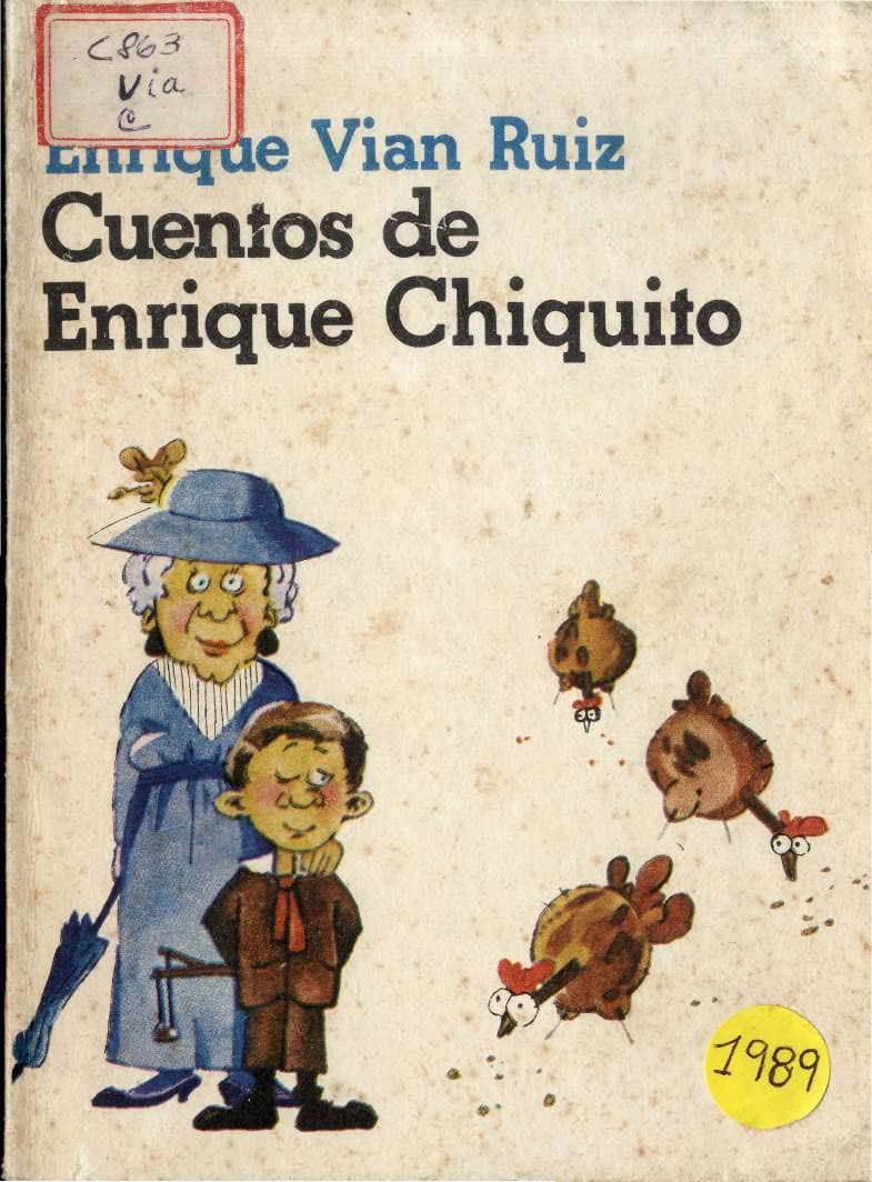 Foto de Programa Nacional por la Lectura. Reseña .Cuentos de Enrique chiquito. Autor. Enrique Vian Ruiz. 