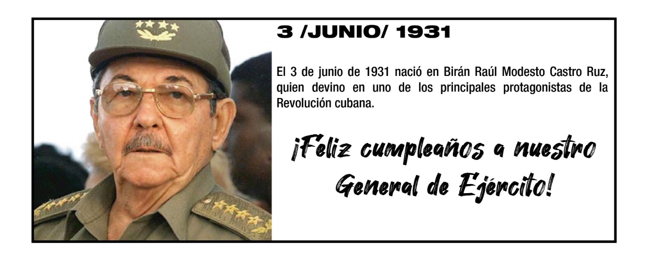 Foto de Mensaje de felicitación al General de Ejército Raúl Castro Ruz