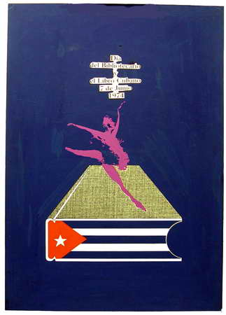 Foto de Día del Bibliotecario y el Libro Cubano. 7 de junio 1974 Fecha: 1974 Lugar: [La Habana] Técnica: col. Dimensiones: 63 x 45 cm.