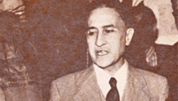 Foto de Homenaje. El intelectual cubano Medardo Vitier Guanche