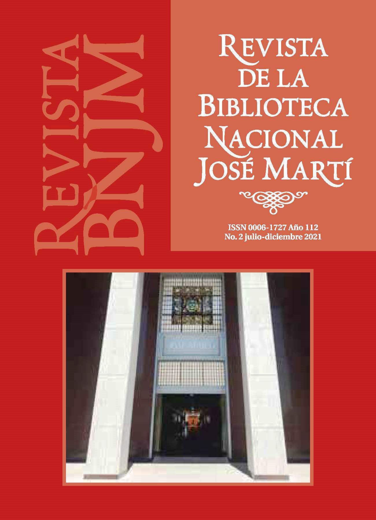Foto de Nota de prensa. Disponible número 2/2021 de la Revista de la Biblioteca Nacional José Martí
