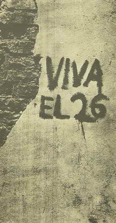 Foto de Viva el 26 Fecha: 196-] Lugar: [La Habana Técnica: Offset, col. Dimensiones: 78 x 41 cm Descriptores: ANIVERSARIOS Y CONMEMORACIONES (26 de julio)