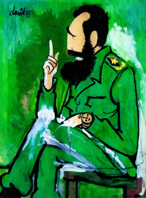 Foto de Caricatura de Fidel Castro Ruz , Autor, Juan David