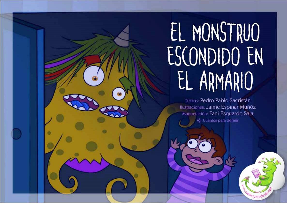 Foto de Programa Nacional por la Lectura. Reseña. El monstruo escondido en el armario, de Pedro Pablo Sacristán ,  Ilustrado por Jaime Espinar Muñoz