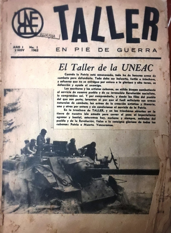 Foto de Taller en pie de guerra: respuesta de los intelectuales cubanos en épocas de crisis (I)