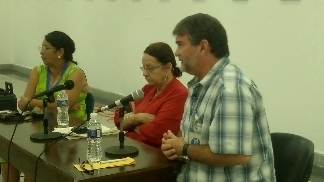 Foto de Asamblea de Balance del Sindicato de la Biblioteca Nacional de Cuba José Martí