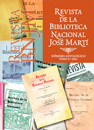 Foto de Tomo II del número antológico de la Revista de la Biblioteca Nacional José Martí