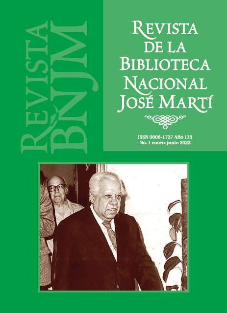 Foto de  Revista de la Biblioteca Nacional José Martí. Número 1 enero a junio de 2022