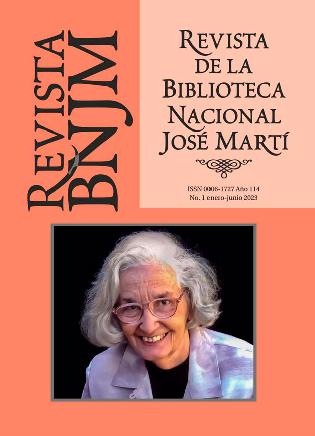Foto de Revista de la Biblioteca Nacional José Martí. Número 1 de 2023